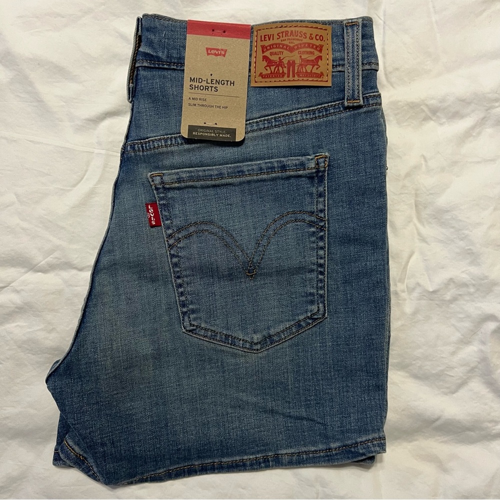 Levi's Blue Jean Shorts